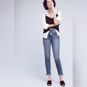 Pilcro Tilde Ultra High-Rise Cropped Jeans